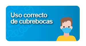 Uso correcto de cubrebocas